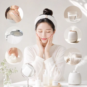 겨울철 피부 보습 유지 관리 방법8
