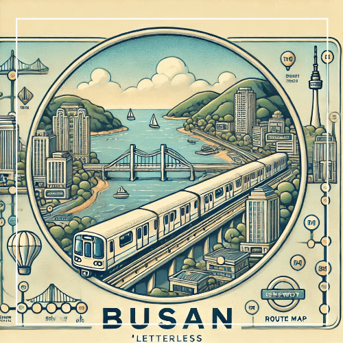 부산 지하철 노선도 크게보기 바로가기