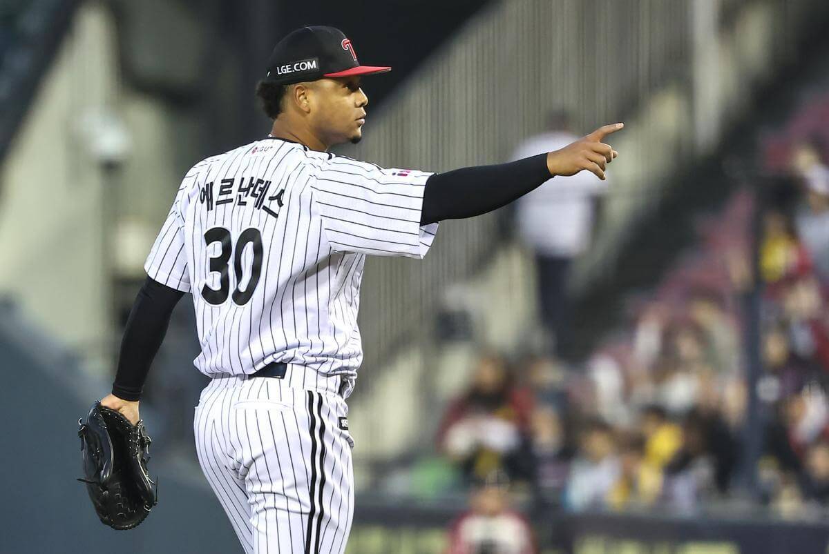 에르난데스의 부활과 철벽 불펜…LG, 팀 노히트노런으로 단독 선두 질주