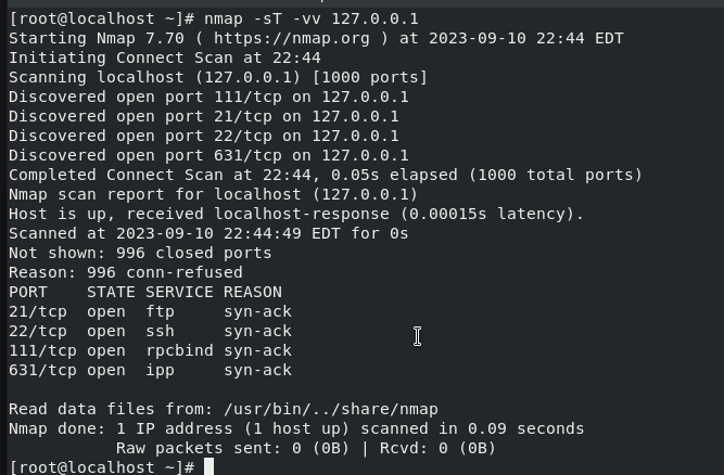 nmap st