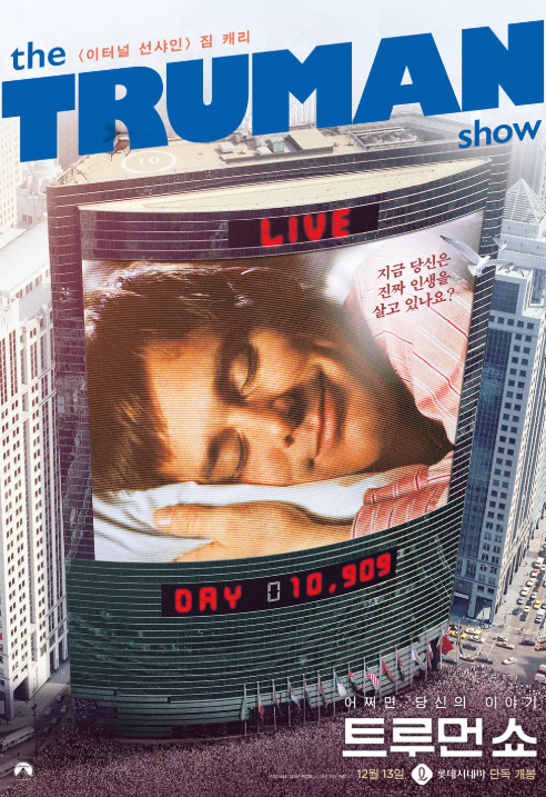 트루먼 쇼 감시, 통제, 자아 붕괴로 분석