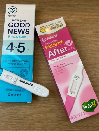 임신진단 테스트기 사용법 사용시기 원리