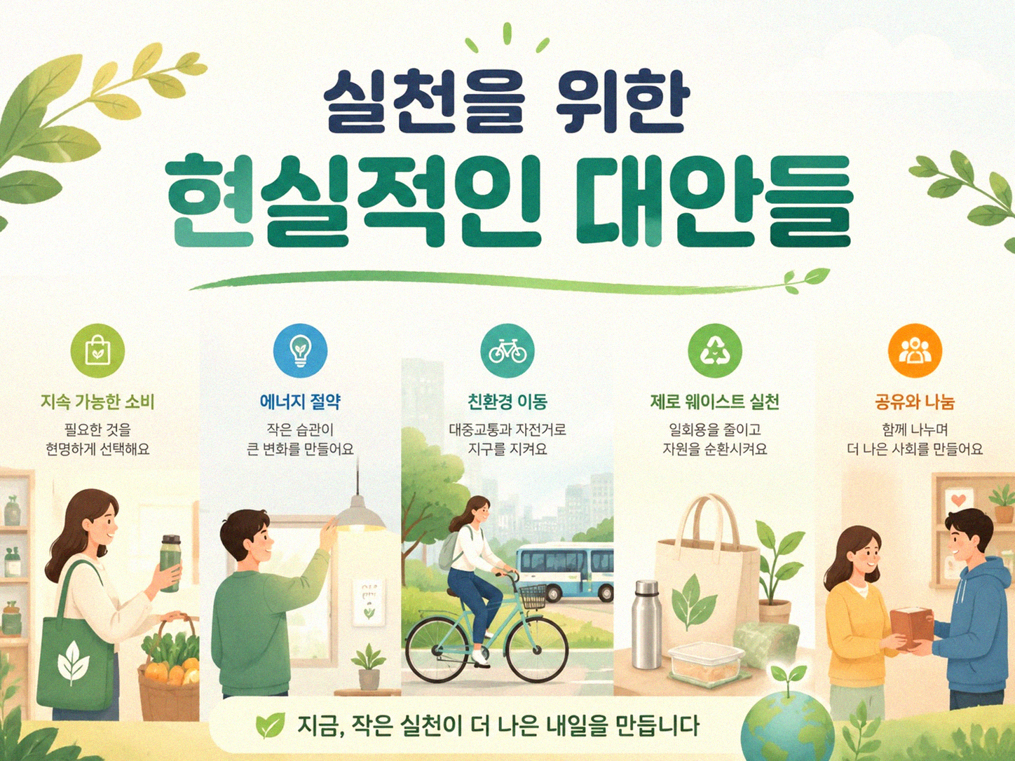 자동차 덜 타니 정말 달라졌어요, 탄소 발자국 이야기
