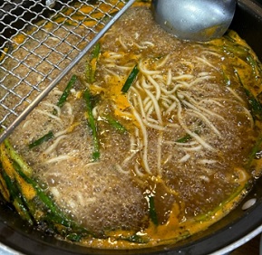 오리칼국수