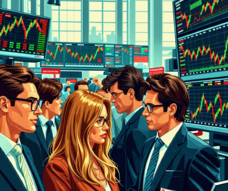 주식을 보는 사람들