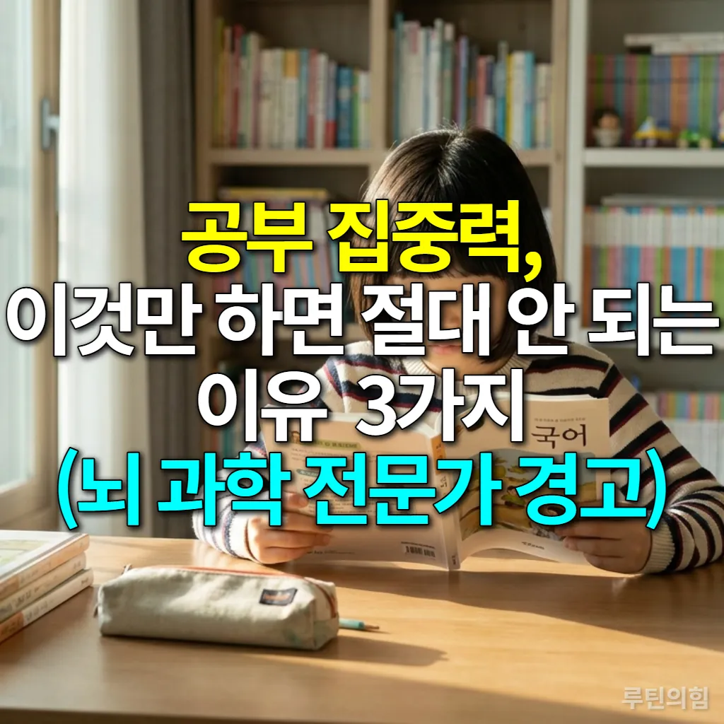 깔끔한 한국 아파트 서재에서 책을 읽으며 공부에 집중하고 있는 초등학생 여자아이의 모습