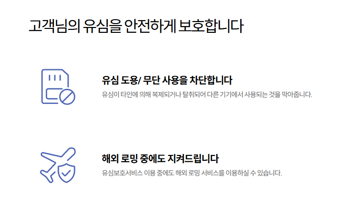 USIM 카드란 뜻과 보호서비스 가입 방법