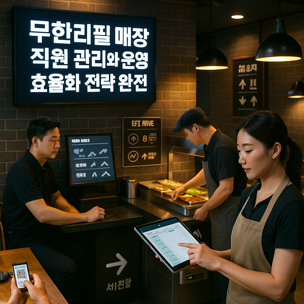 무한리필 매장 직원 관리와 운영 효율화 전략 완전 정리
