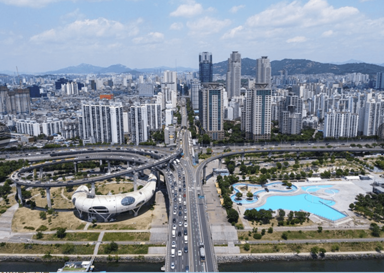  한강 수영장 뚝섬 수영장