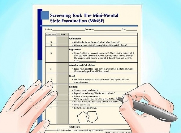 치매 판단을 위한 MMSE 간이검사