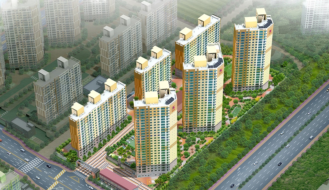 신항 마린 애시앙 전경