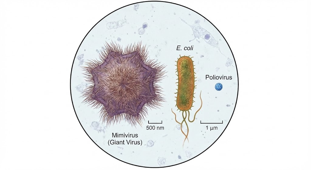 세균만큼 거대한 미미바이러스