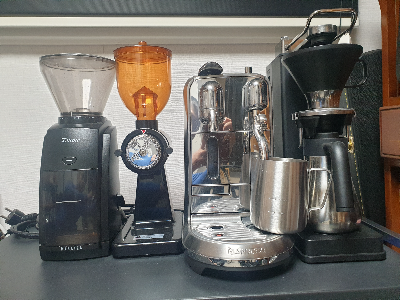 바라짜 엔코, 페이마 그리안더와 캡슐 머신 및 발뮤다 더블루