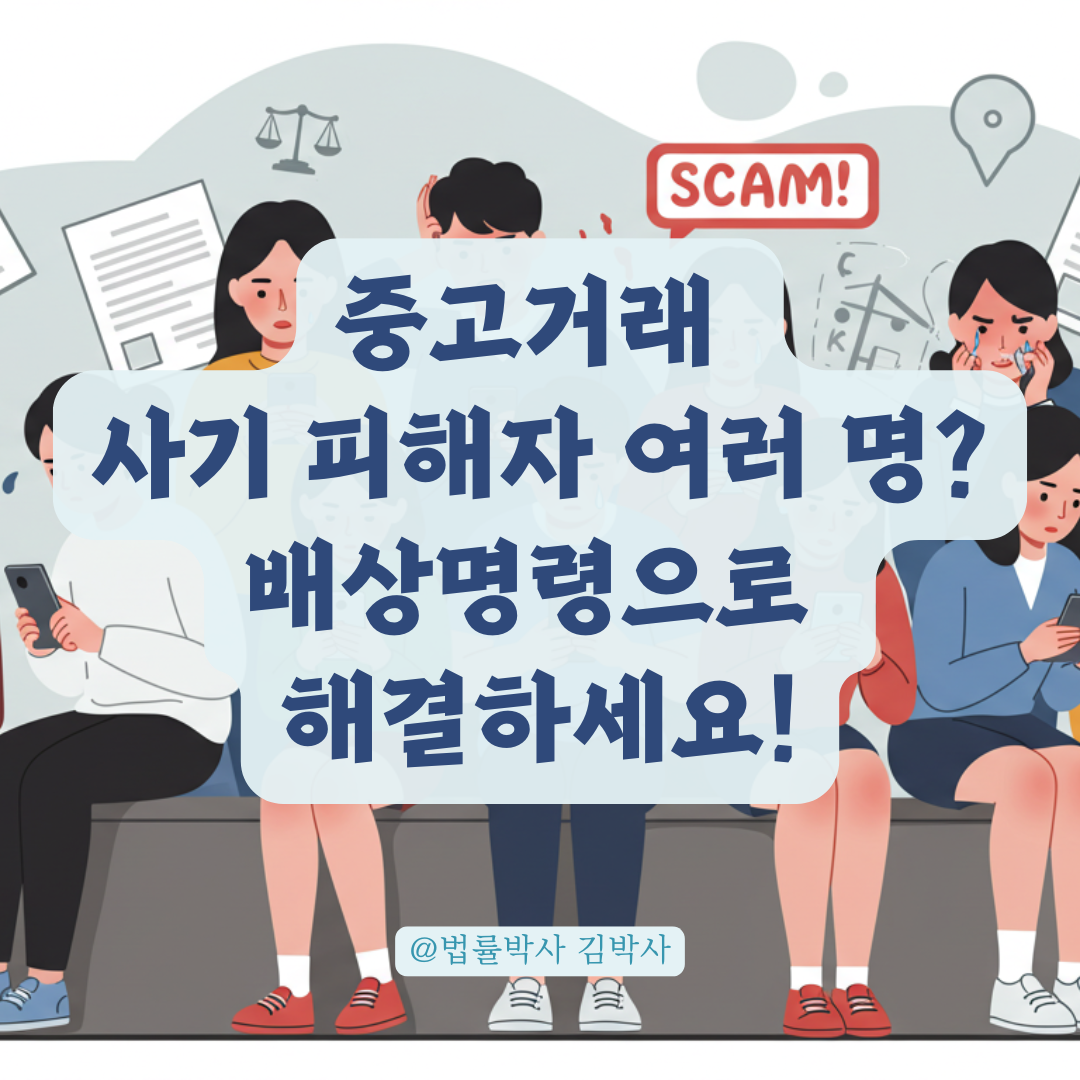 중고거래 사기당했는데 피해자가 여러 명이라면? 배상명령 신청법 정리.