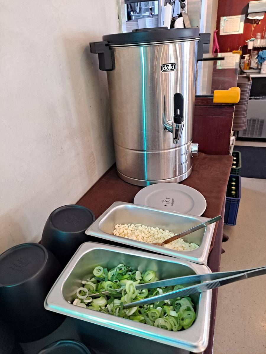 정원분식 국물은 셀프