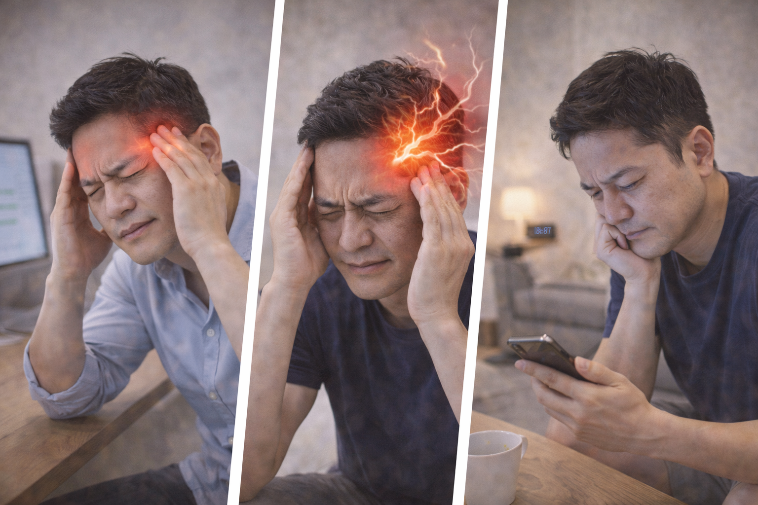 요즘 두통 왜 많을까?(긴장형, 편두통, 생활습관)관련 사진