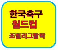한국축구조별리그탈락