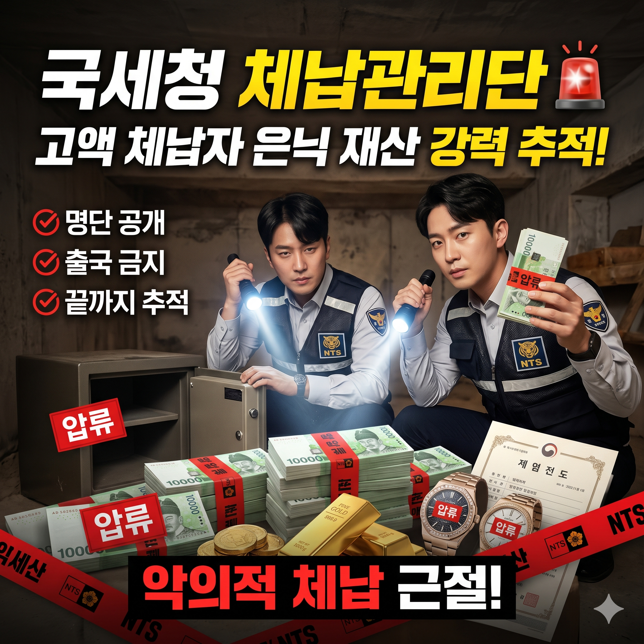 국세청 체납관리단 역할과 활동 총정리! 고액 체납자 단속과 주의할 점