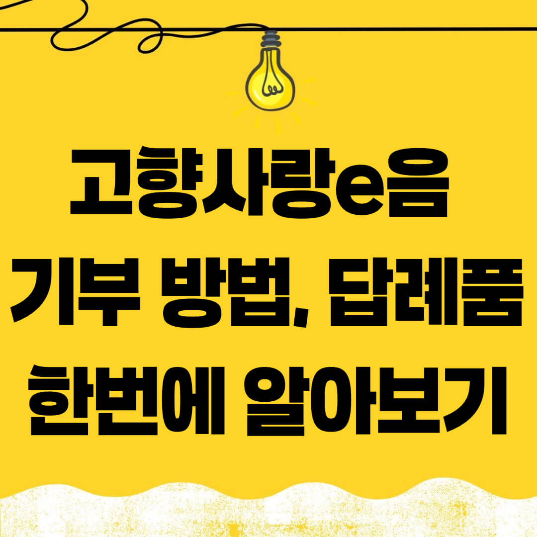 고향사랑e음