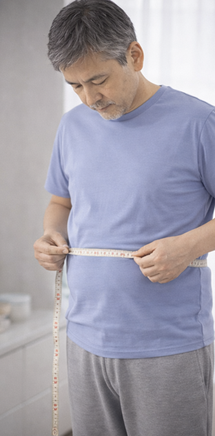 허리둘레: 복부비만의 경고관련 사진