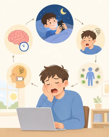 늦게 자는 생활과 피로 영향 정리11