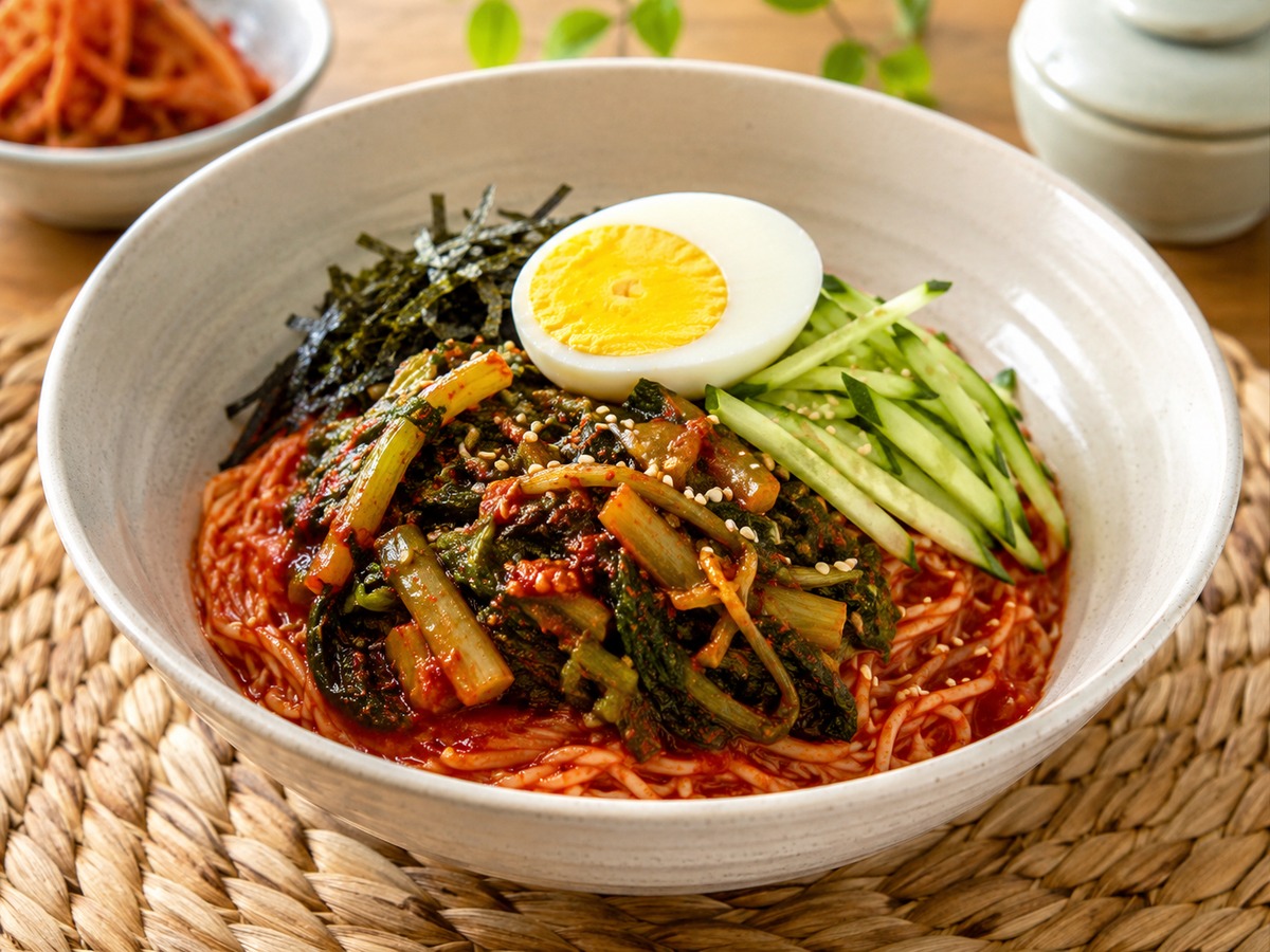 열무비빔국수