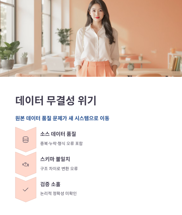 데이터 무결성 손상 및 스키마 불일치 문제