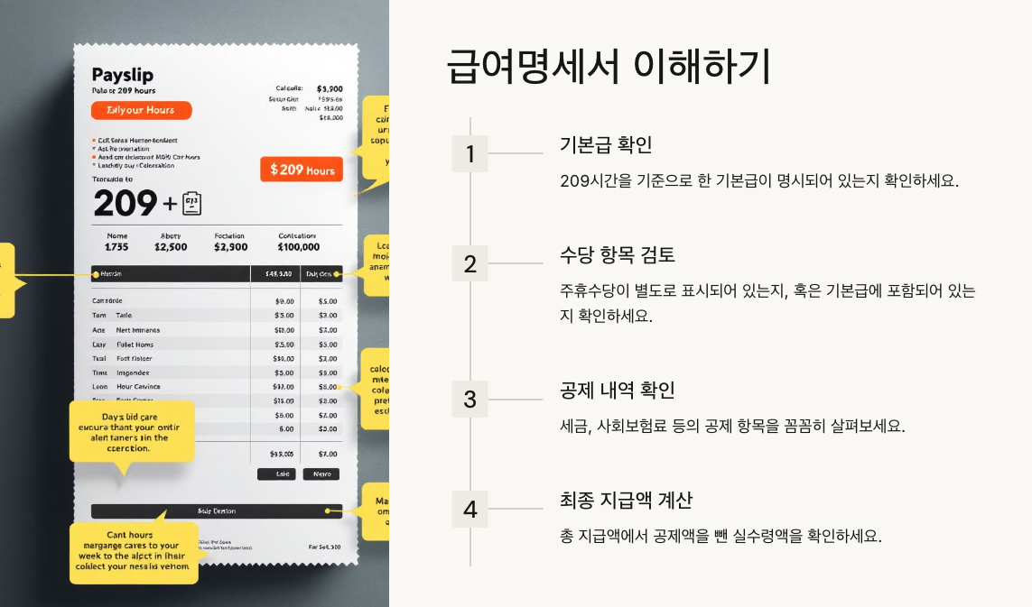 급여명세서 풀이
