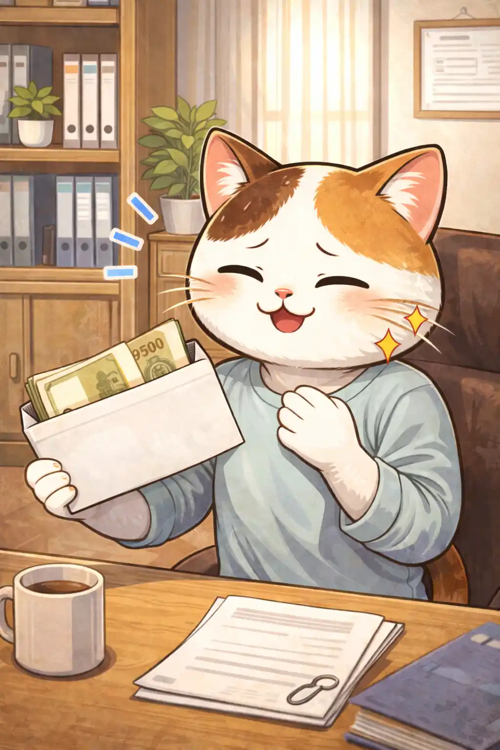 계약갱신청구권 거부에 대한 배상을 받고 안도하는 세입자