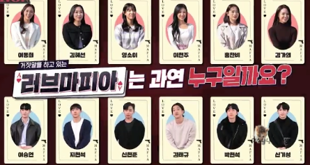 러브마피아 출연진 출연자