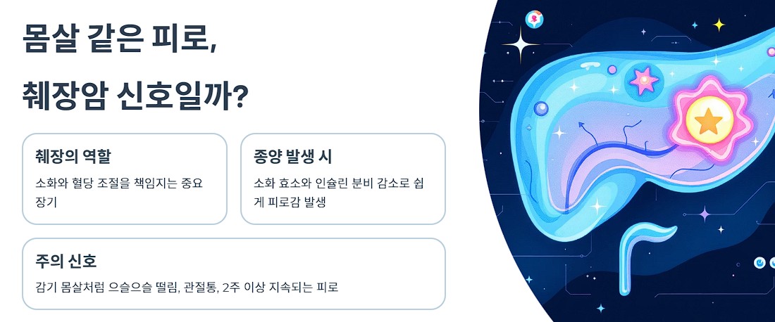 몸살 같은 피로, 췌장암 신호일까?