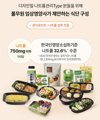 나트륨관리 Type 큐레이션 식단
