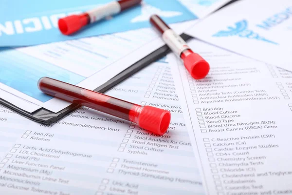 혈액검사 결과지 이미지