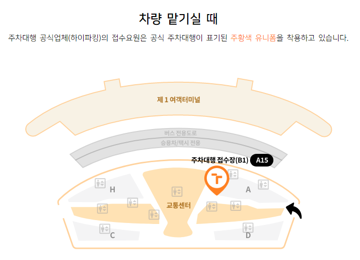 인천공항-제1여객터미널-주차대행-예약
