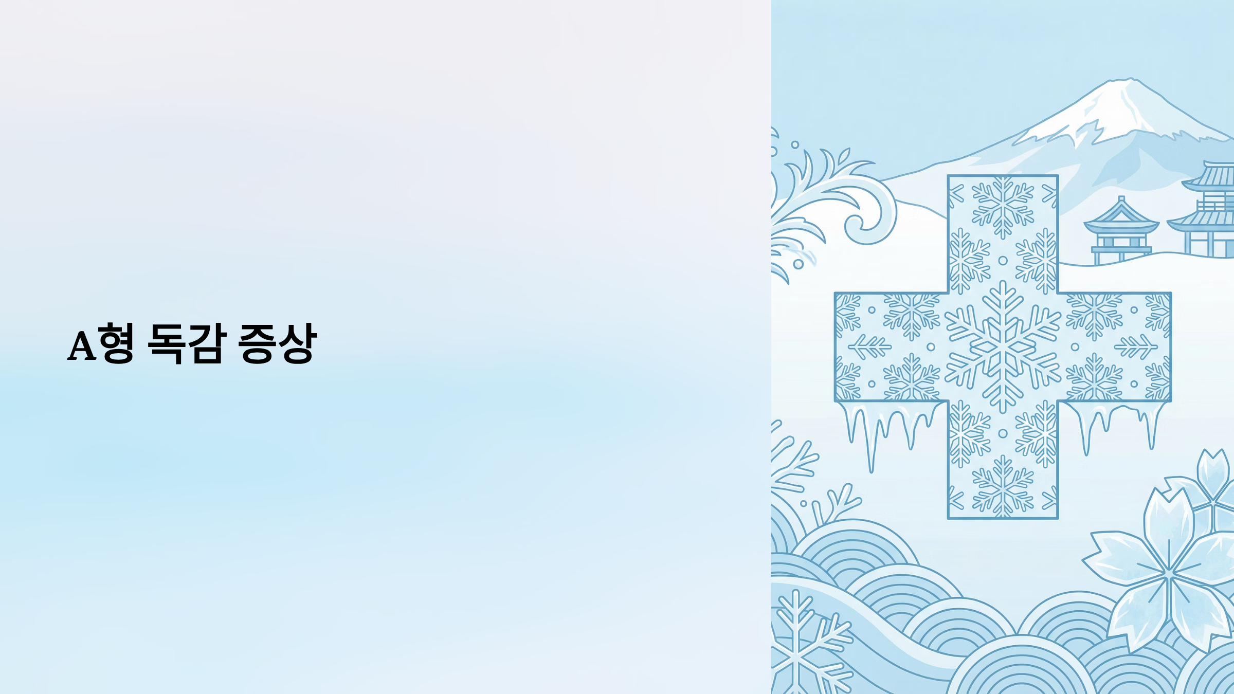 a형 독감 증상