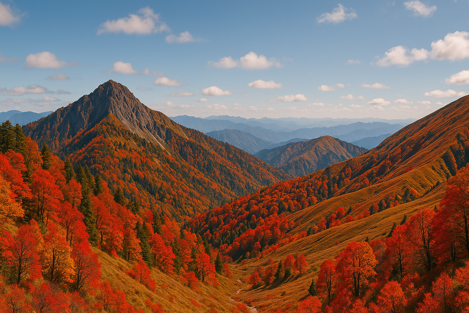 단풍 든 쉐바 국립공원