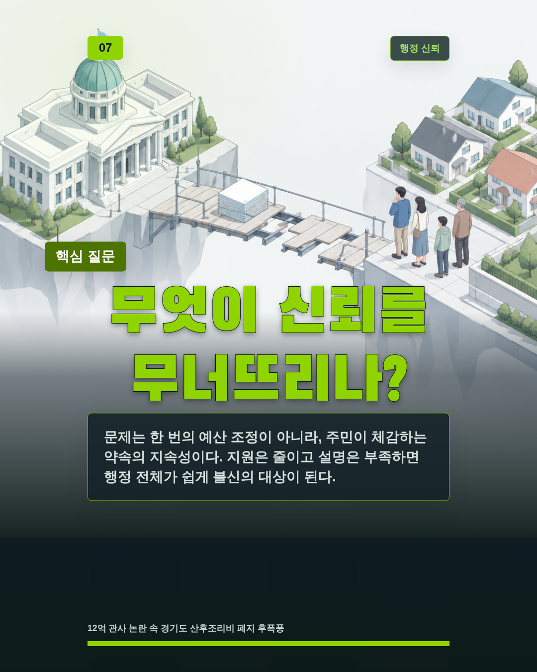 무엇이 신뢰를 무너뜨리나?