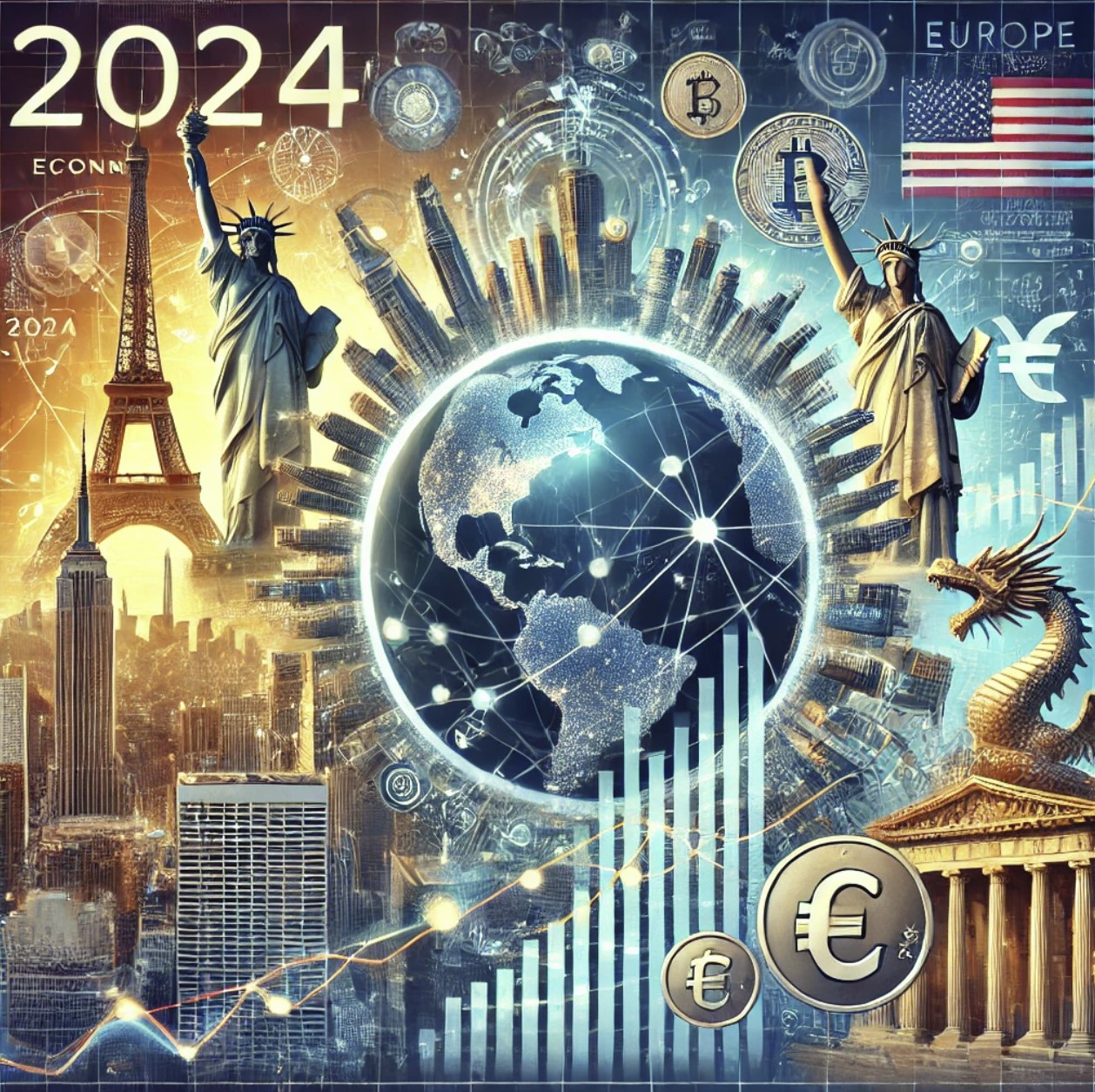 2024 주요국 경제 비교 미국 유럽 아시아
