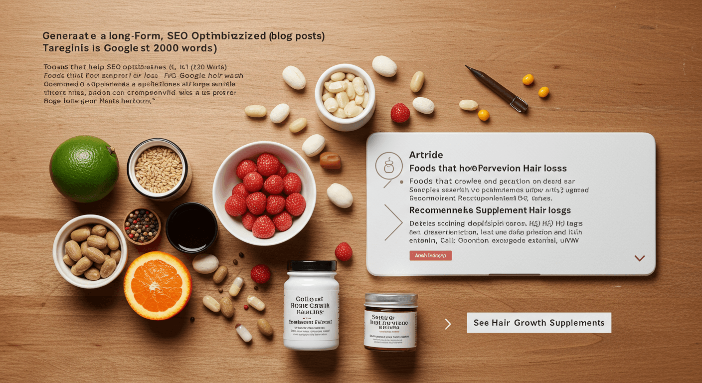 탈모에 좋은 음식&amp;#44; 탈모 유발 음식&amp;#44; 탈모 추천 영양제