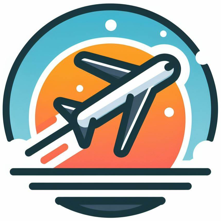 이륙하는 비행기 아이콘