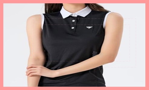 여성 골프 민소매 티셔츠