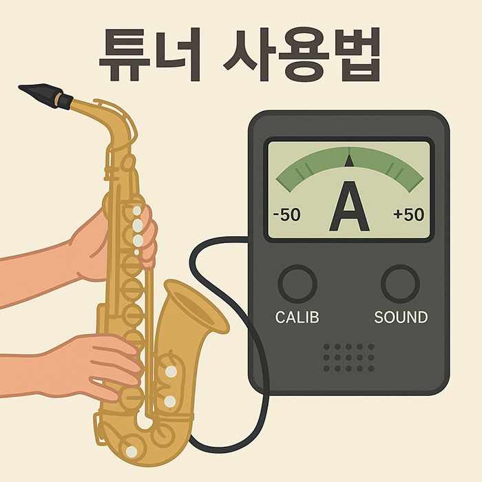 튜너 사용법