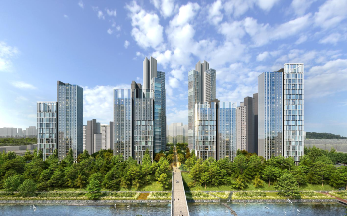 개포동 경남, 우성3차, 현대1차 통합재건축 조감도