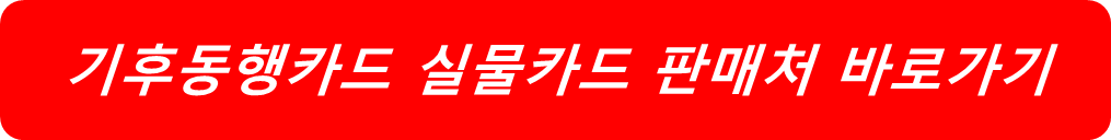 기후동행카드 사용처와 사용법
