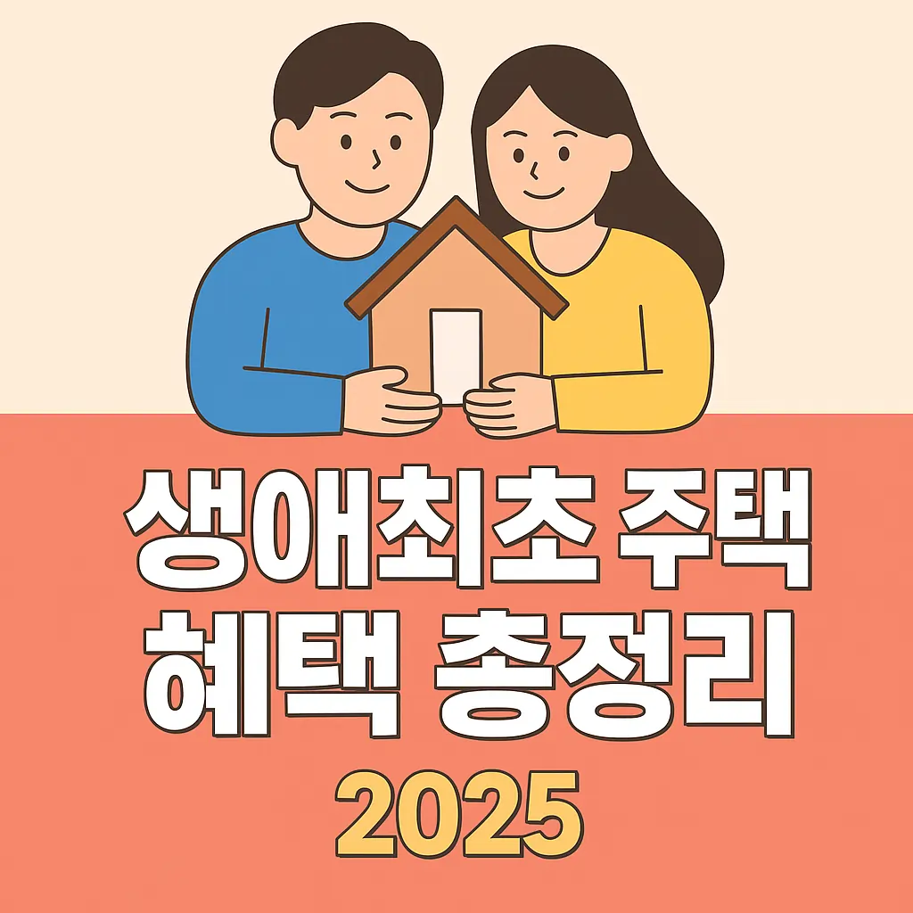 생애최초 주택 혜택 총정리 (2025)