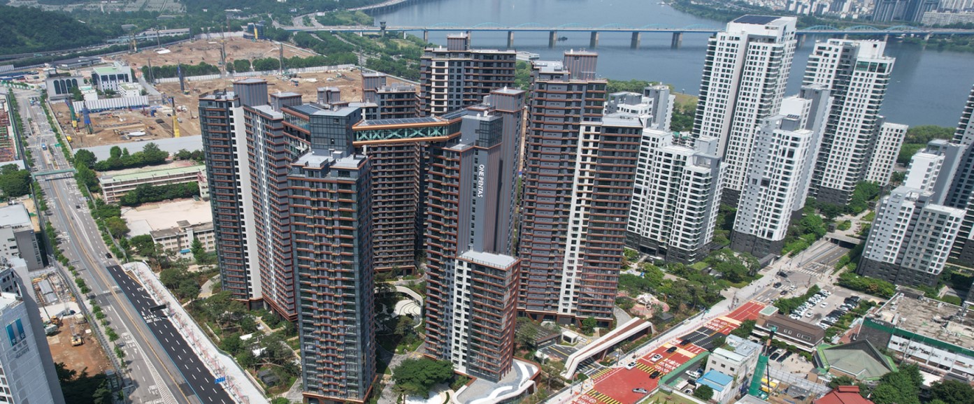 래미안 원펜타스 전경