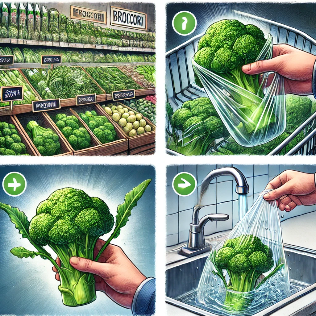 브로콜리 선택과 보관 요령