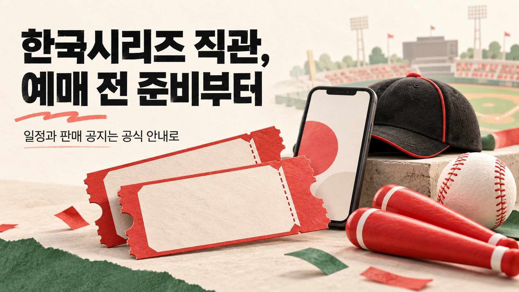 한국시리즈 예매 전에 확인할 항목