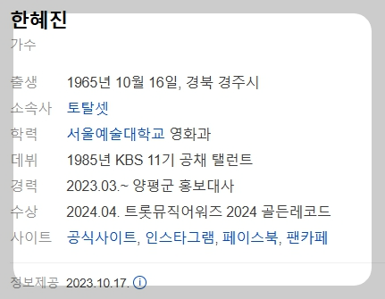 가요무대 출연진