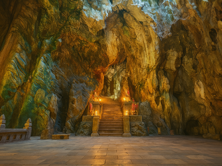 다낭의 오행산 내부